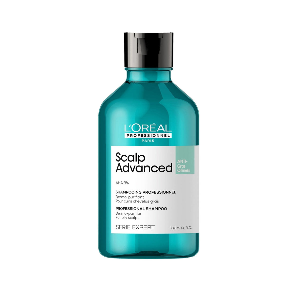 L’Oréal Professionnel SCALP ADVANCED – Anti-oiliness dermo-purifier shampoo 300ml – Herstellerbild