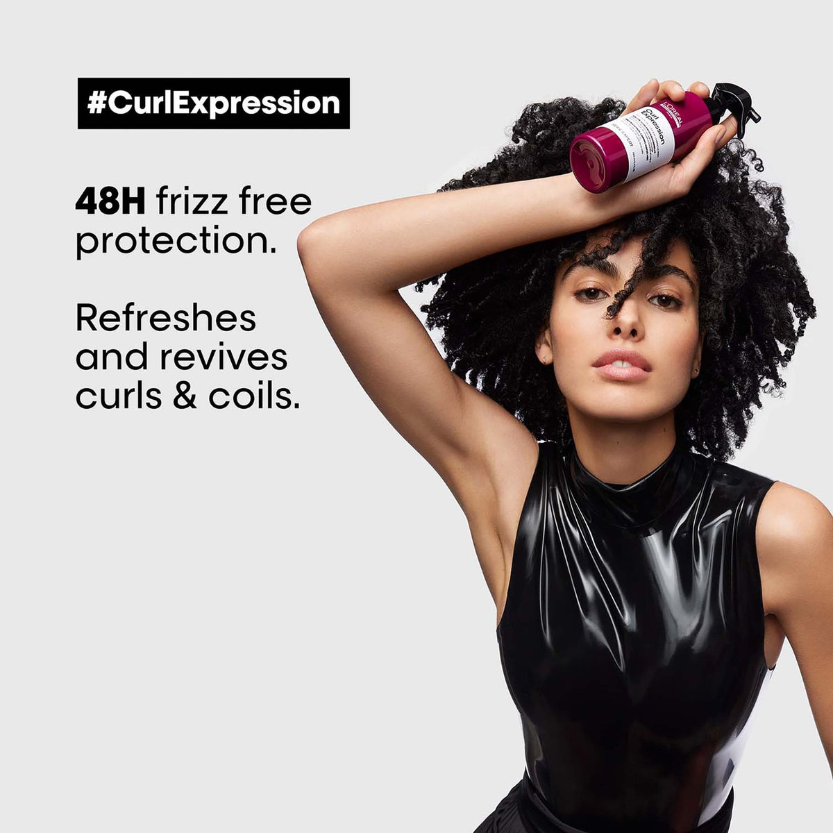 L’Oréal Professionnel CURL EXPRESSION Locken-Auffrischer: Locken-Auffrischung und Herstellerangabe zu48Stunden Frizz-Schutz