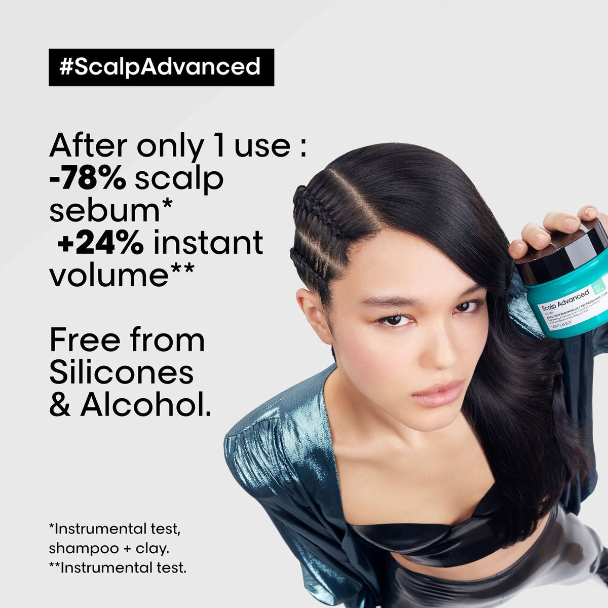 L’Oréal Professionnel SCALP ADVANCED Anti-Oiliness 2-in-1 Clay: Reinigung und Volumen mit Bedingungen der Herstellerprüfungen