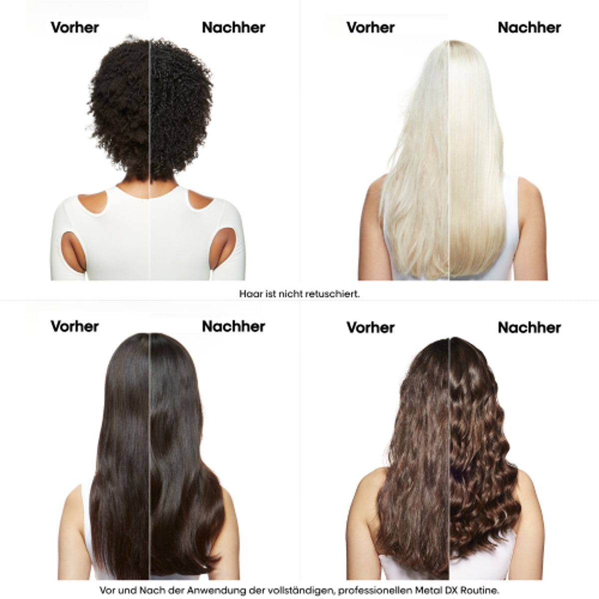 L’Oréal Professionnel METAL DX Pflege: Herstellervergleich nach vollständiger professioneller Metal DX Routine