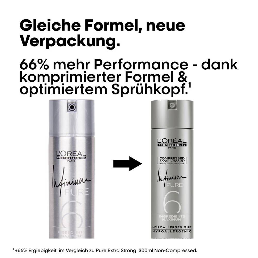 INFINIUM PURE EXTRA STRONG COMPRESSED SPRAY L'Oréal Professionnel
