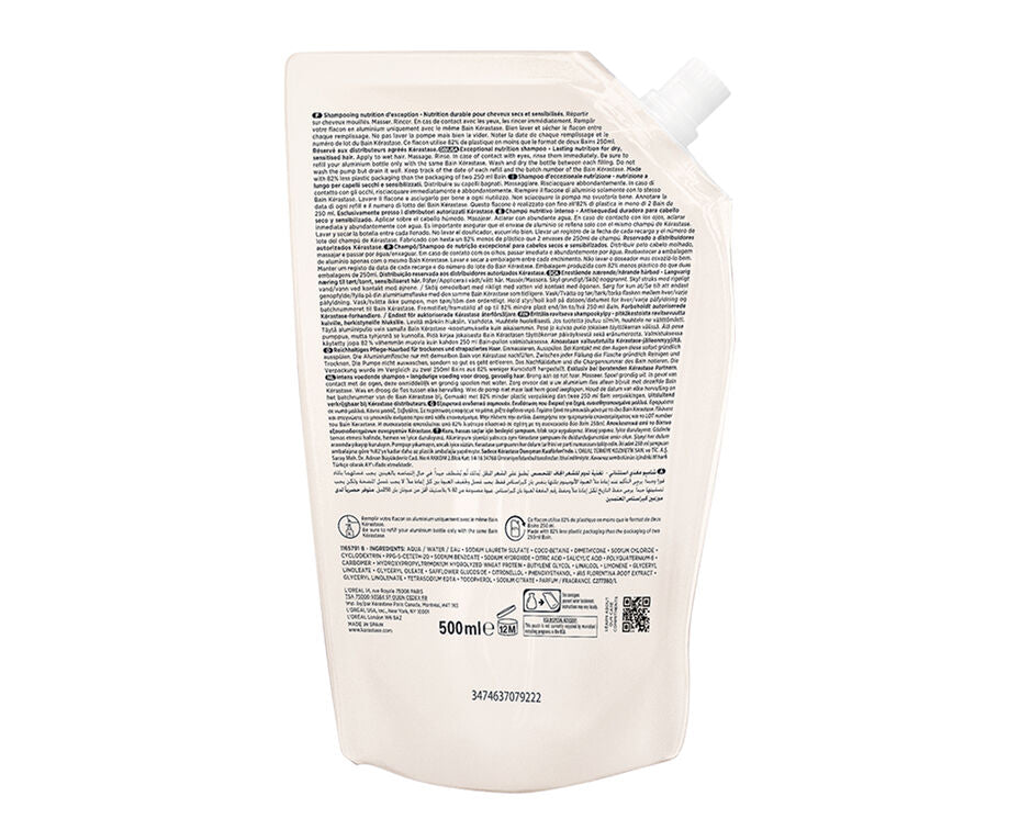 NUTRITIVE BAIN SATIN 2 NACHFÜLLPOUCH 500ML Kerastase