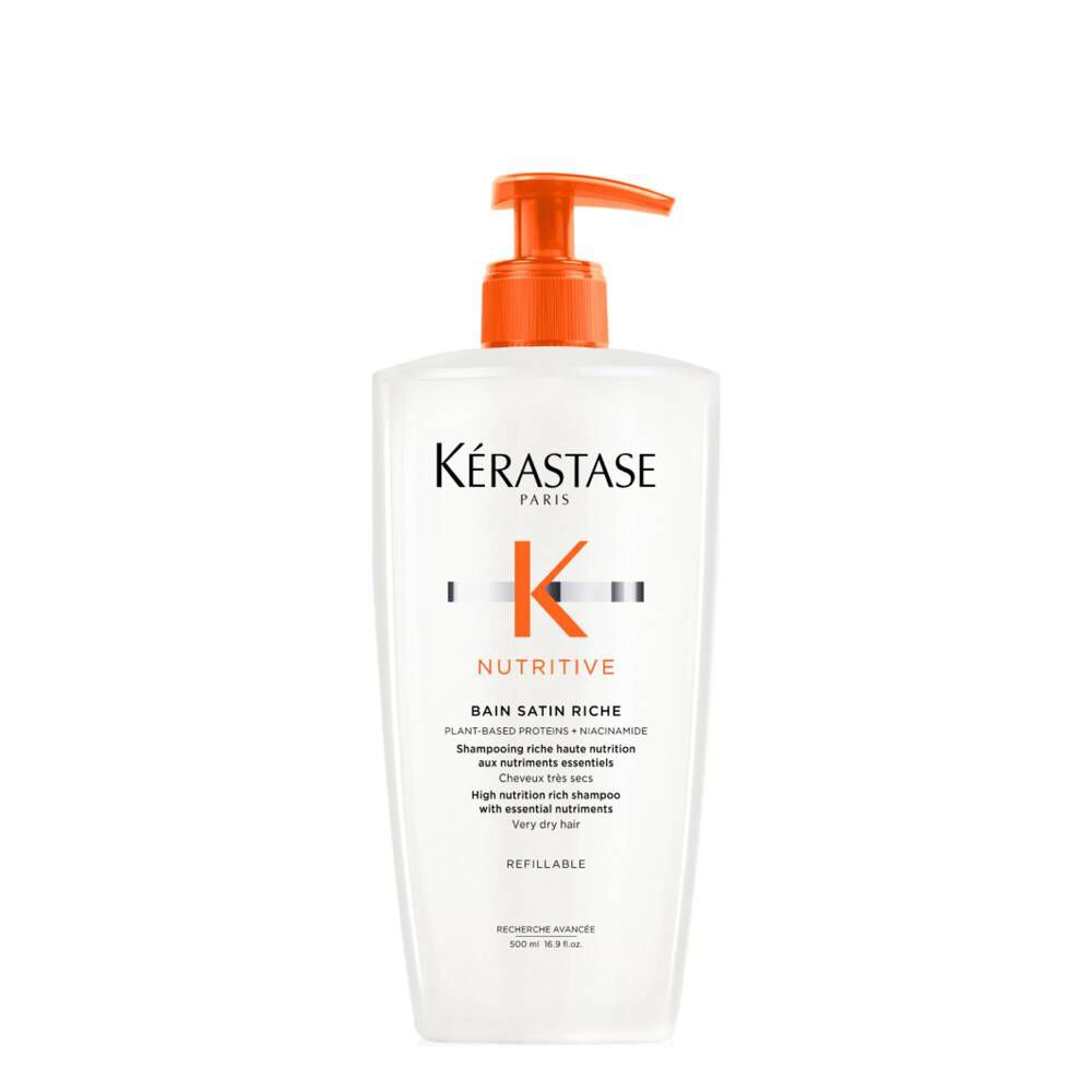 NUTRITIVE Bain Satin Riche - Pumpe inklusive! 500ml Kerastase