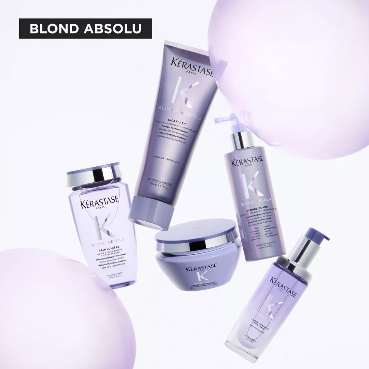 Kérastase Blond Absolu Pflegeserie mit separat erhältlichen Produkten