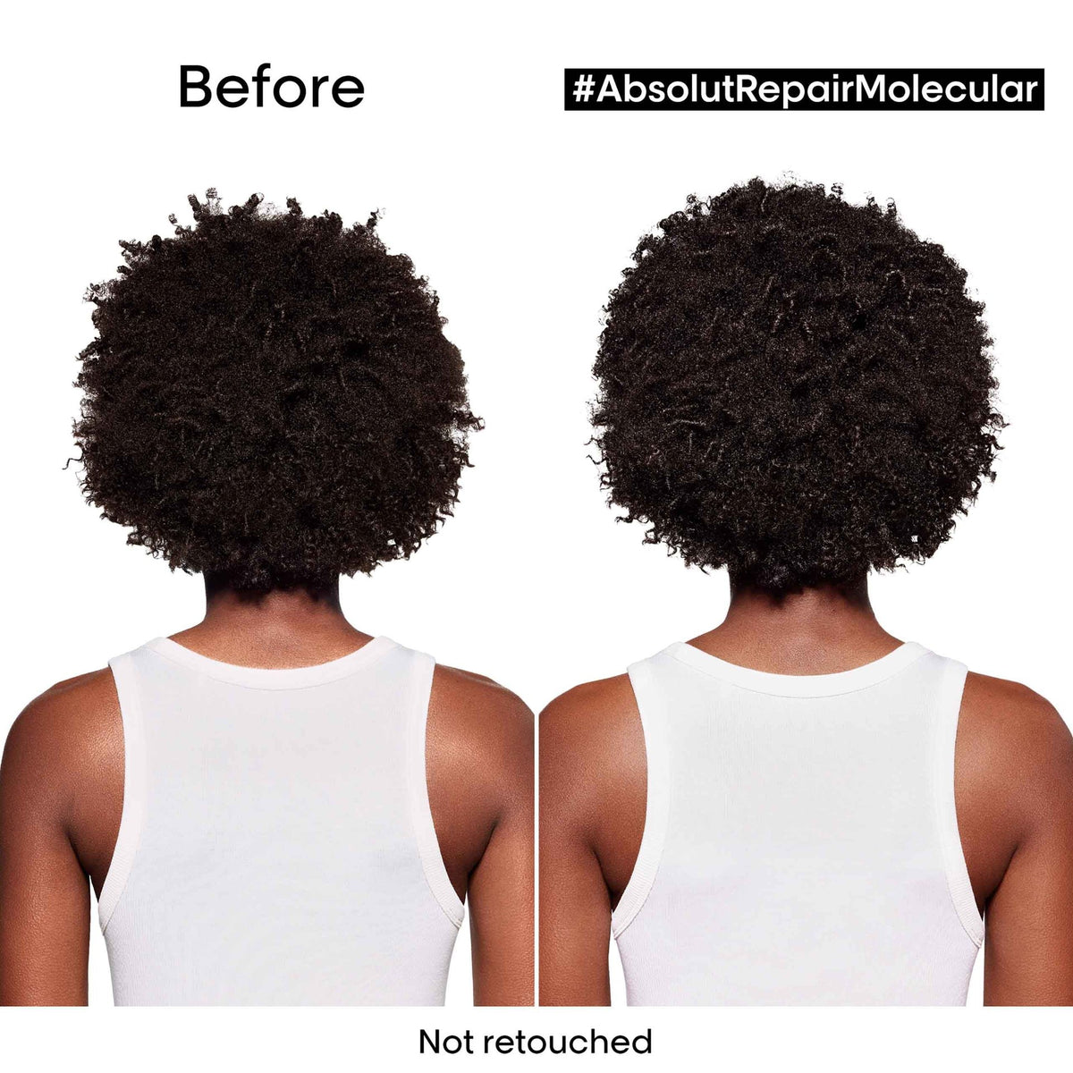 L’Oréal Professionnel Absolut Repair Molecular: Herstellervergleich mit lockigem Haar