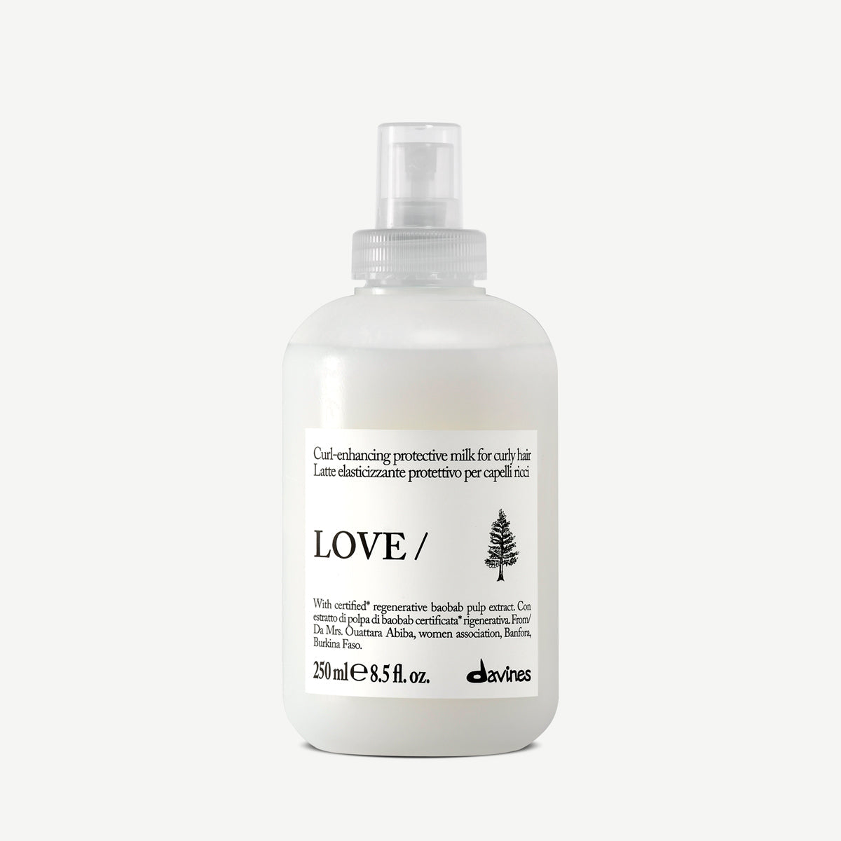 Davines LOVE CURL Enhancing Milk 250 ml – Originalverpackung