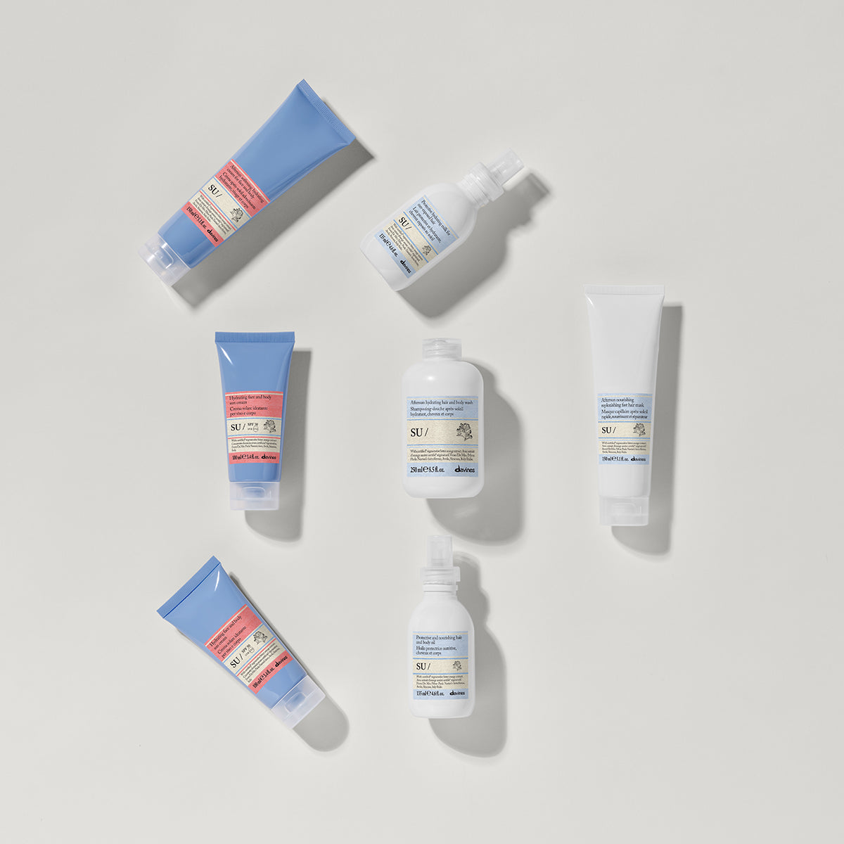 Davines SU-Pflegeserie mit mehreren separat erhältlichen Produkten