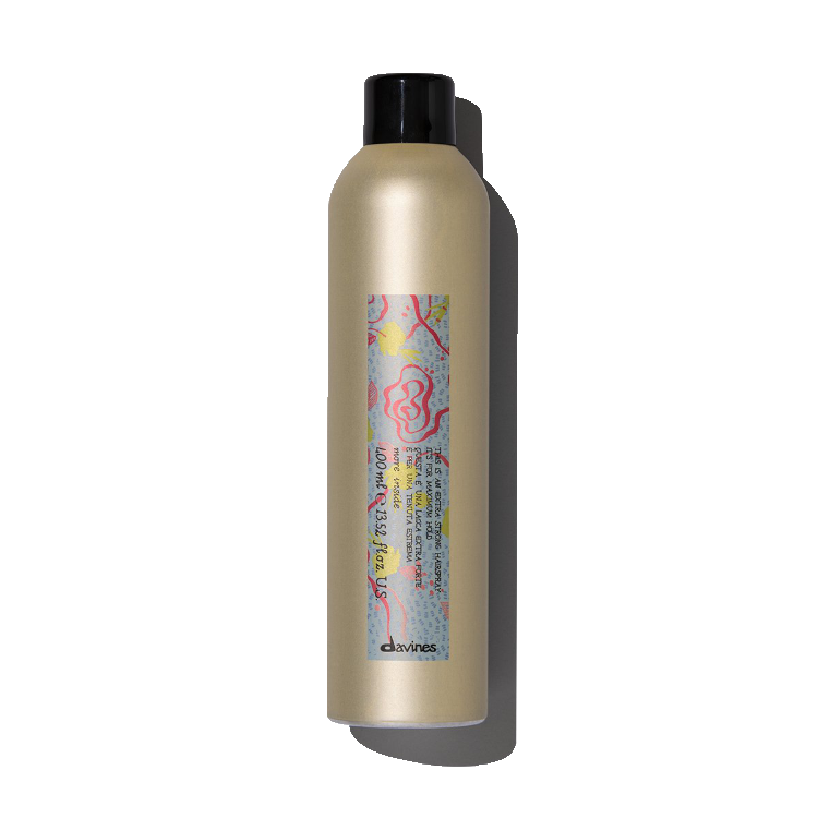 This Is An Extra Strong Hairspray Davines