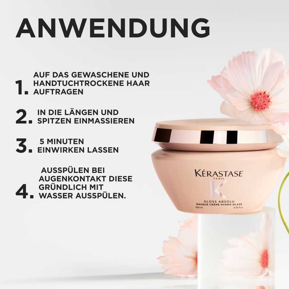 GLOSS ABSOLU MASQUE CRÈME HYDRA GLAZE Kerastase