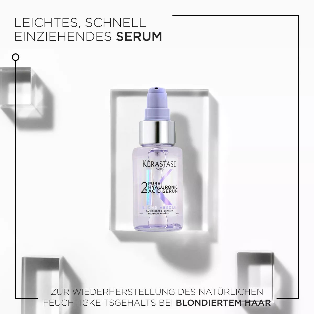 Kérastase Serum 2 % Hyaluronsäure pur: leichtes, schnell einziehendes Serum