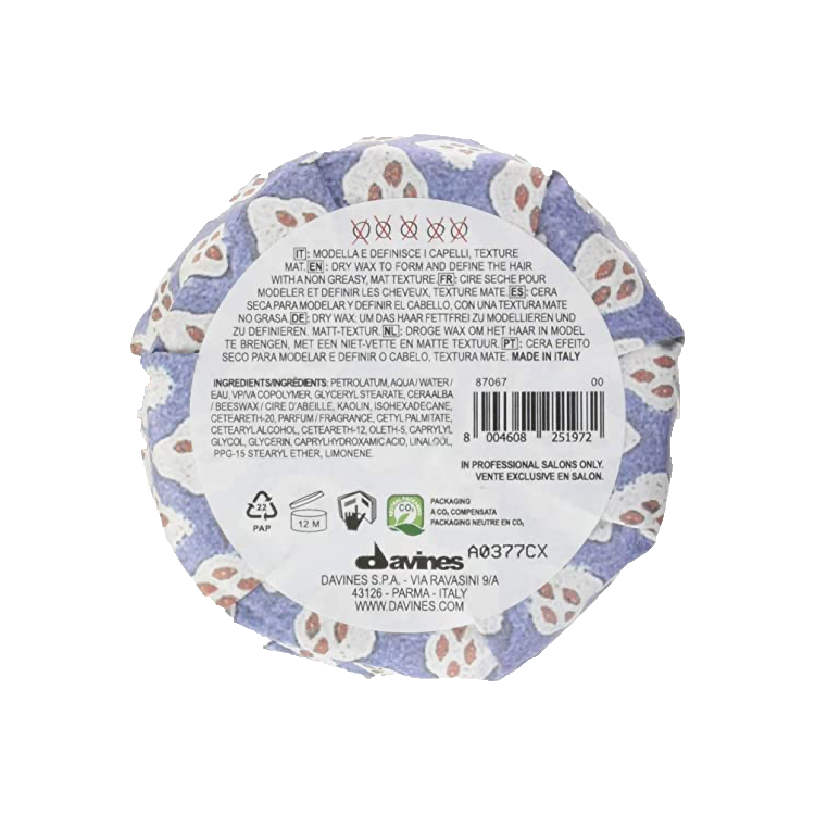 This is An Strong Dry Wax Davines