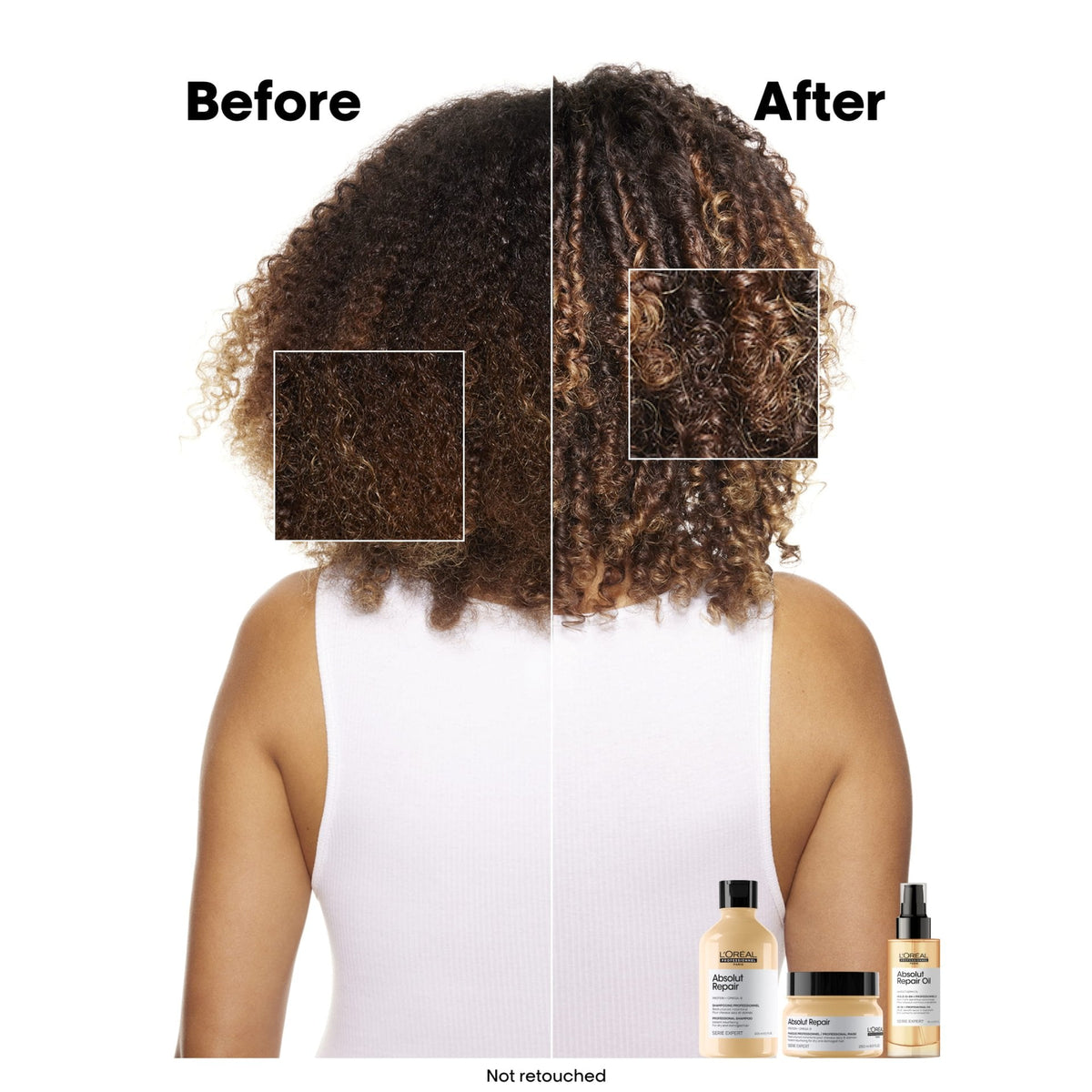 L’Oréal Professionnel ABSOLUT REPAIR – 10-in-1 Pflegeöl: Herstellervergleich nach gezeigter Absolut Repair Routine
