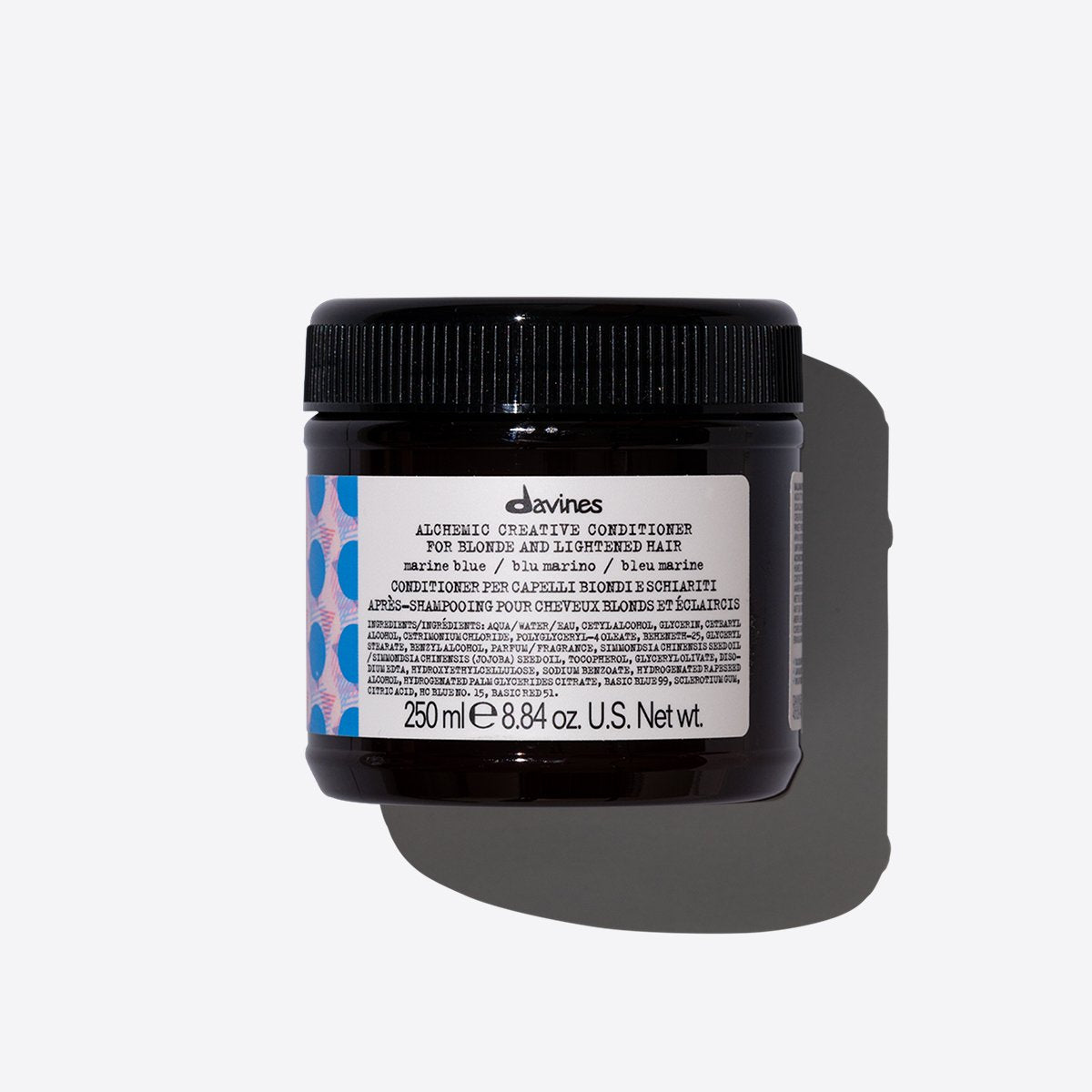 DAVINES ALCHEMIC CREATIVE CONDITIONER MARINE BLUE Davines