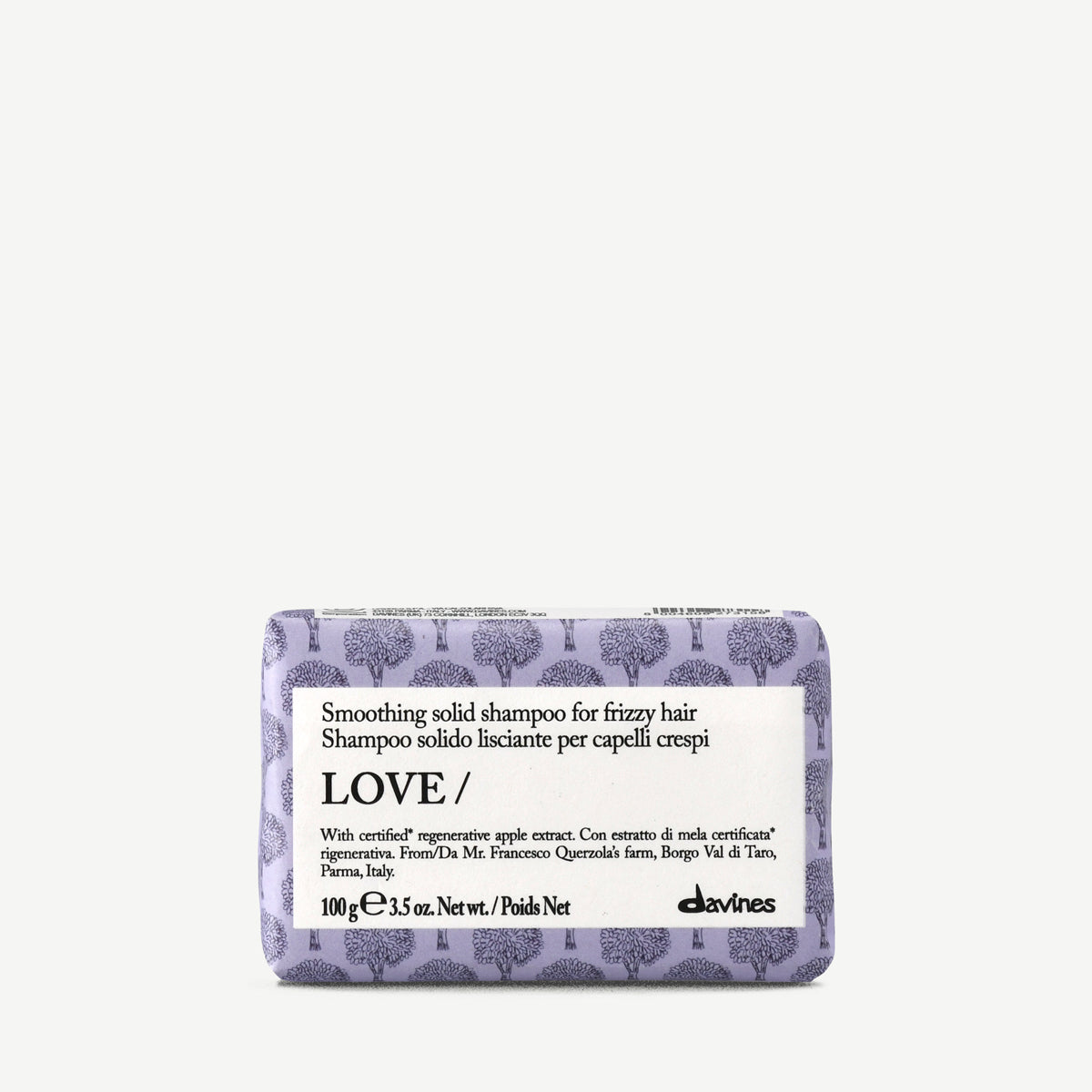 Davines LOVE Smoothing Shampoo Bar 100 g – aktuelle Verpackung