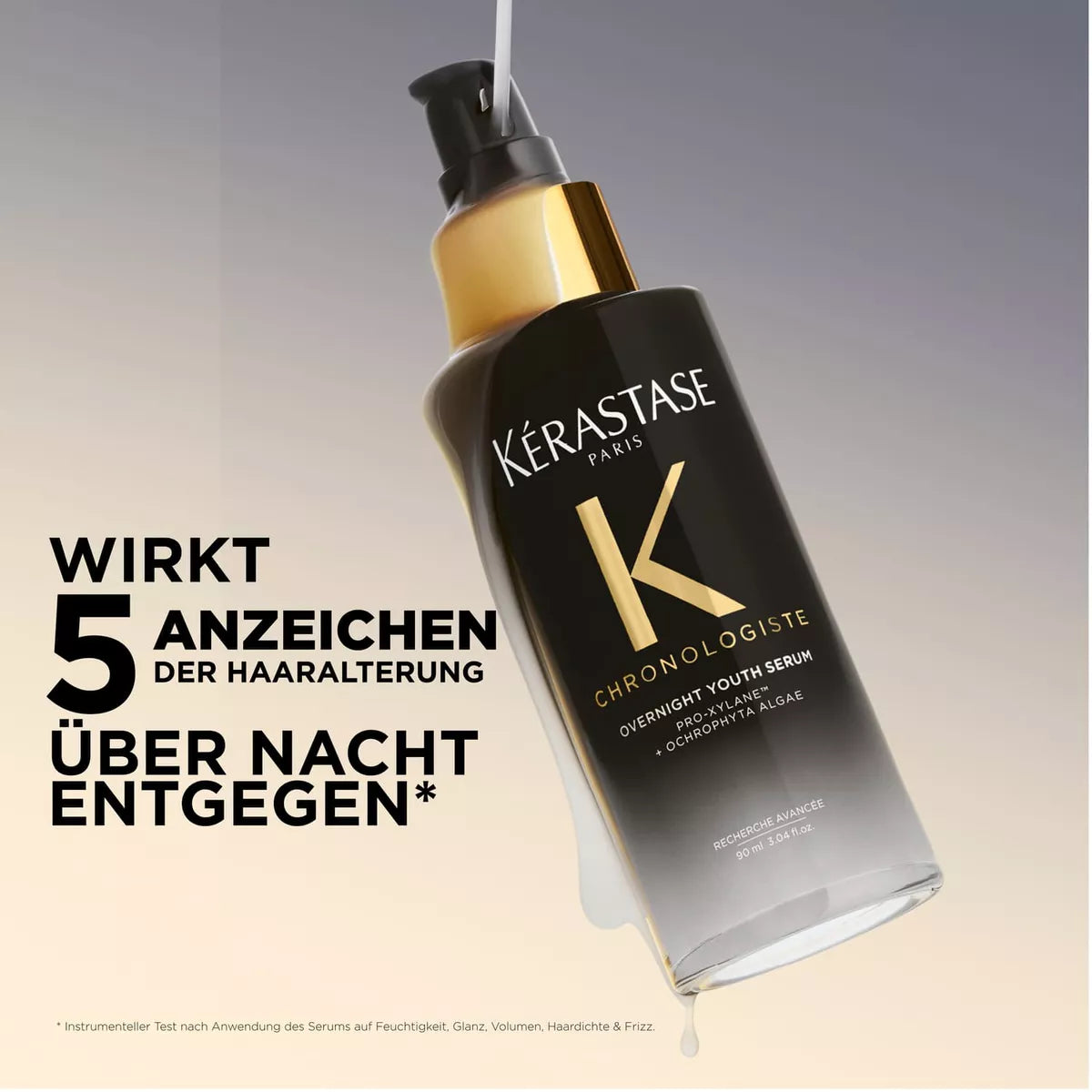 Kérastase Overnight Youth Serum: Herstellerinformation zur Pflege von fünf Haaralterungsanzeichen