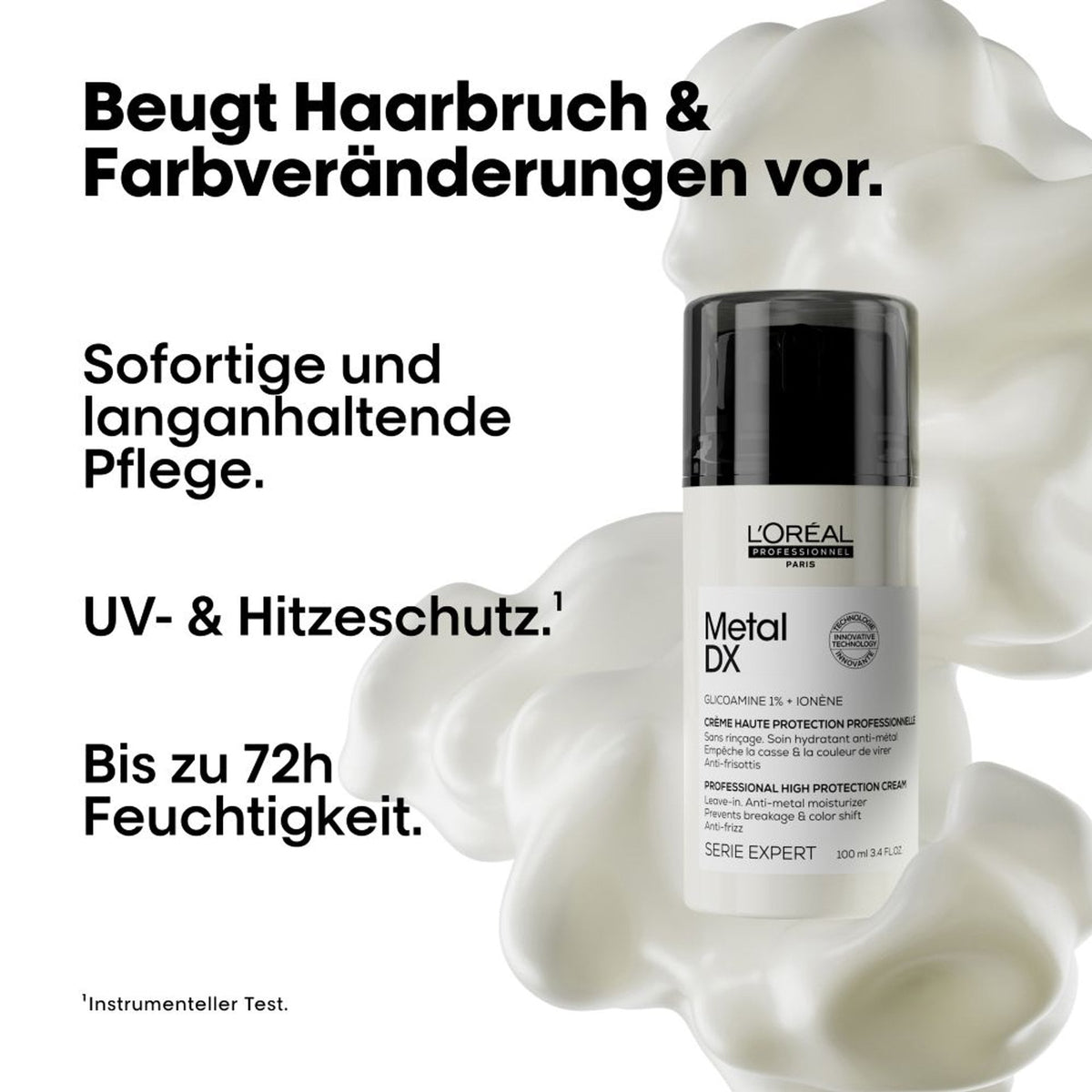 L’Oréal Professionnel METAL DX High Protection Cream: Leave-in-Pflege, UV- und Hitzeschutz mit Testhinweisen