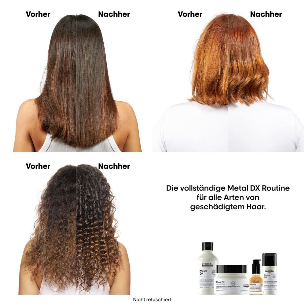 L’Oréal Professionnel METAL DX High Protection Cream: Herstellervergleich nach vollständiger Metal DX Routine
