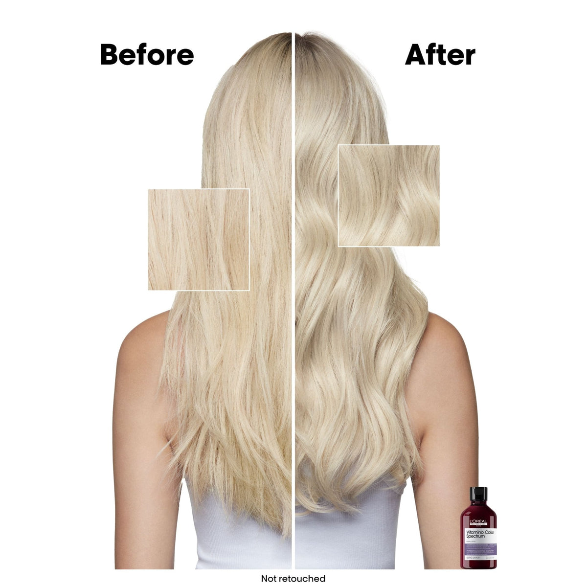L’Oréal Professionnel VITAMINO COLOR SPECTRUM – Gelbstiche Neutralisierendes Shampoo für blondes Haar: Herstellervergleich bei blondem Haar
