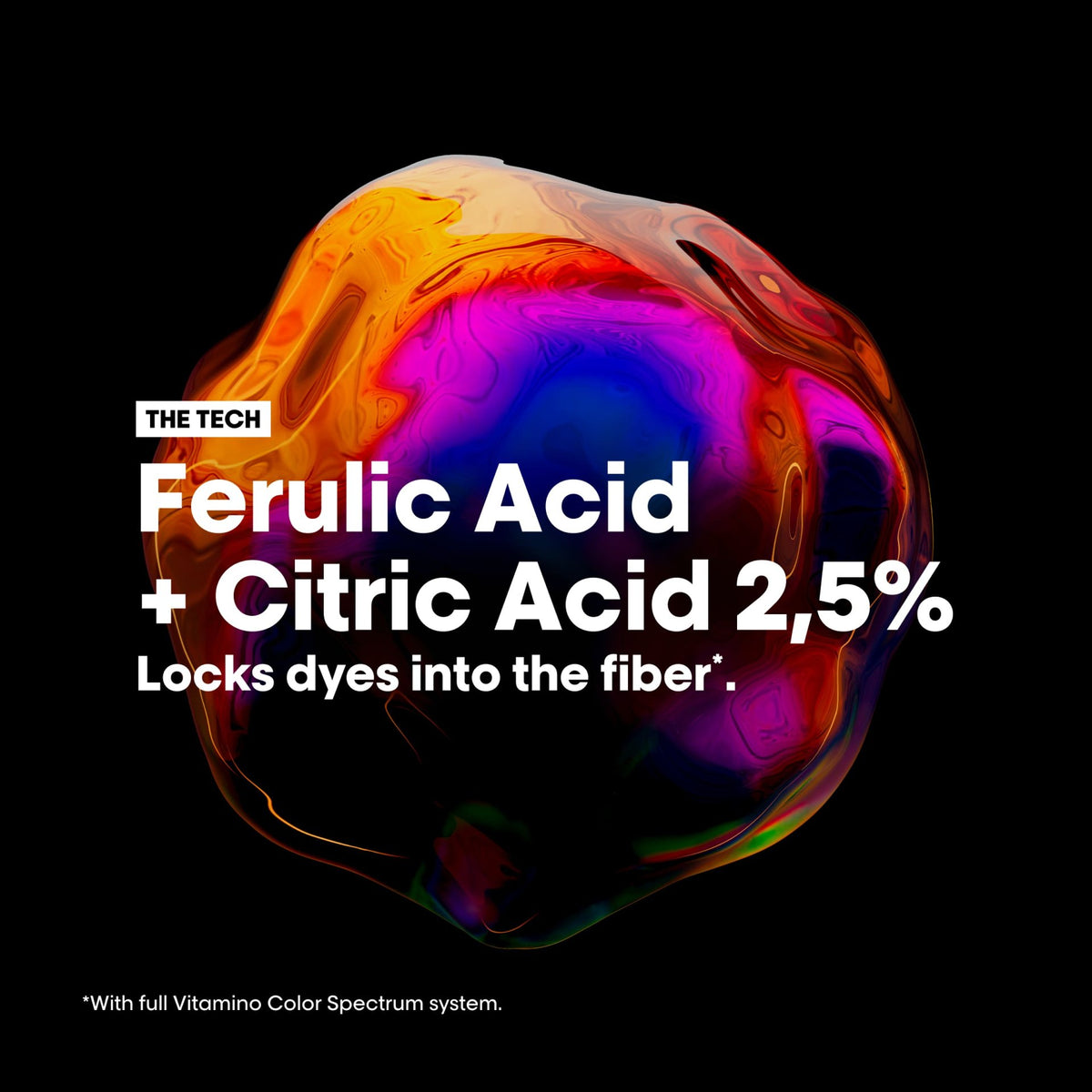 L’Oréal Professionnel VITAMINO COLOR SPECTRUM – Shampoo für alle colorierten Haare: Ferulasäure und Zitronensäure in der Spectrum Pflegetechnologie